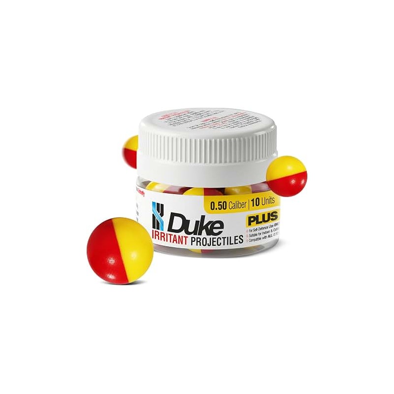 Duke Plus - Cal .50 Pfeffergeschosse, 5% PAVA (10 Stück)