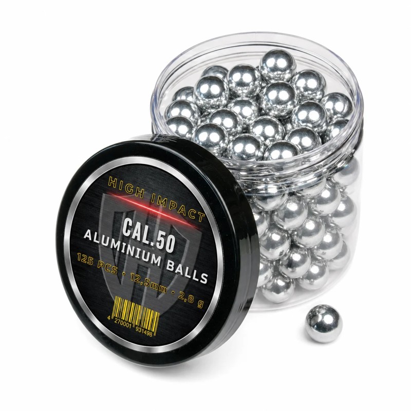 HD24 - Cal .50 Aluminium Geschosse, 2.8g (125 Stück)
